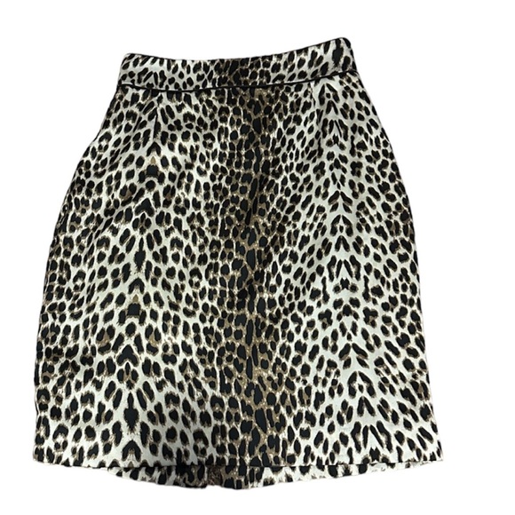 🔴 Antonio Melani Cheetah Print Pencil Skirt Size 8 EUC - Picture 1 of 7